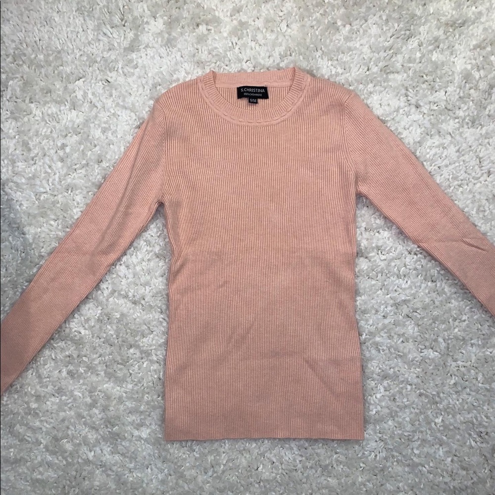 Salmon sweater